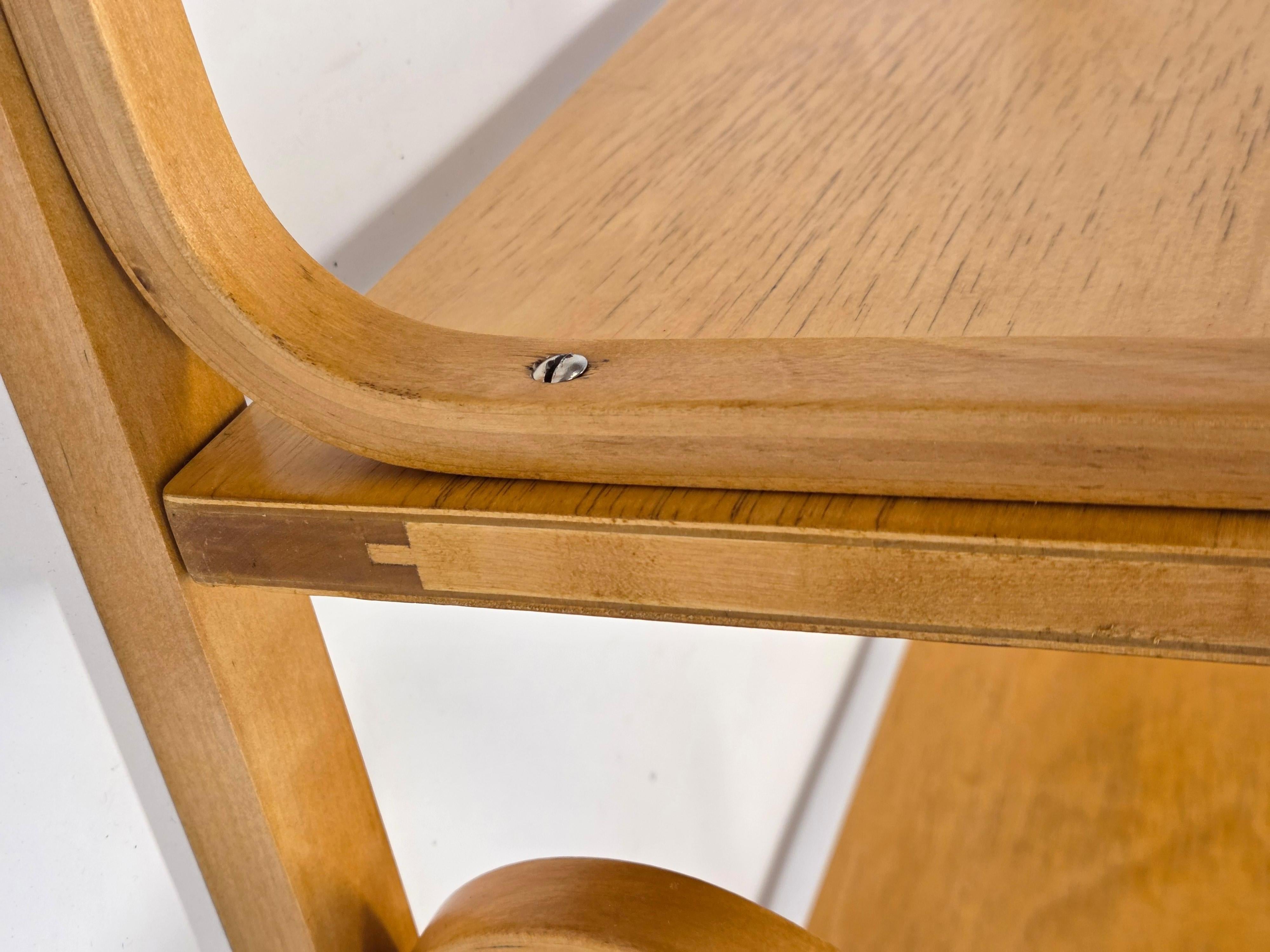 Metà XX secolo Scaffale Alvar Aalto Model 112B-3 di Artek anni '60 in vendita
