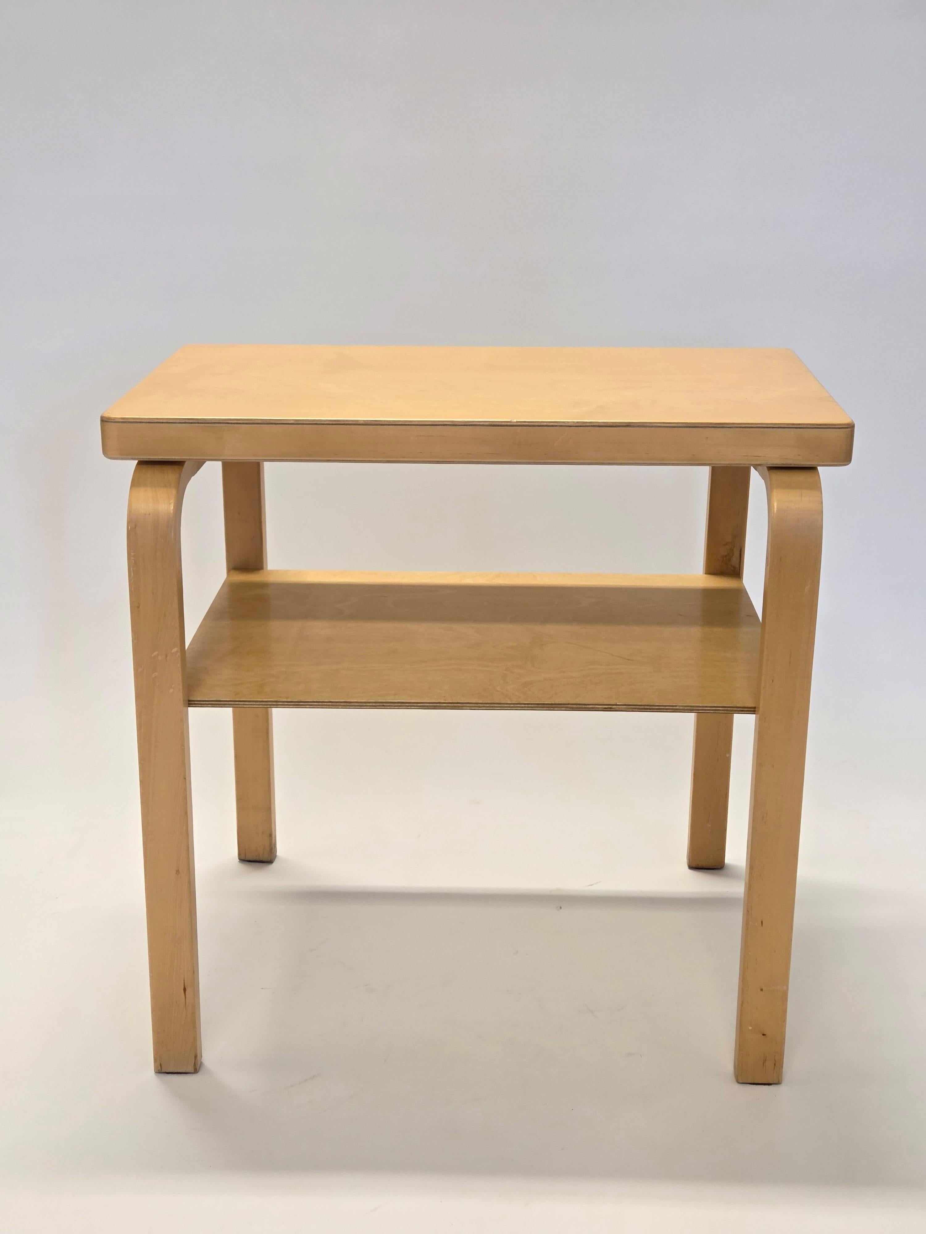 Finnish Alvar Aalto Side Table by Artek 1950s-1960s For Sale