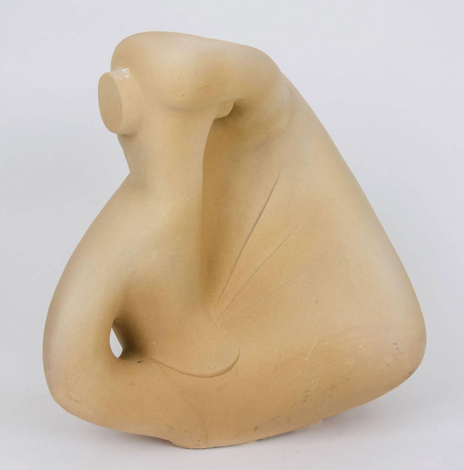 Britannique Sculpture - Figuratif en céramique en terre cuite en vente