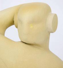 Large Sculpture Ceramic Figurative in Terracotta