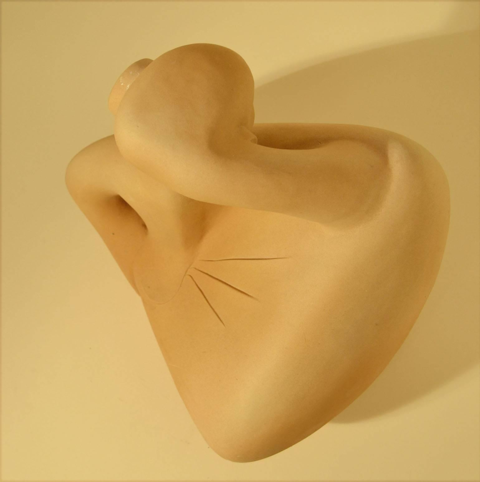 Céramique Sculpture - Figuratif en céramique en terre cuite en vente