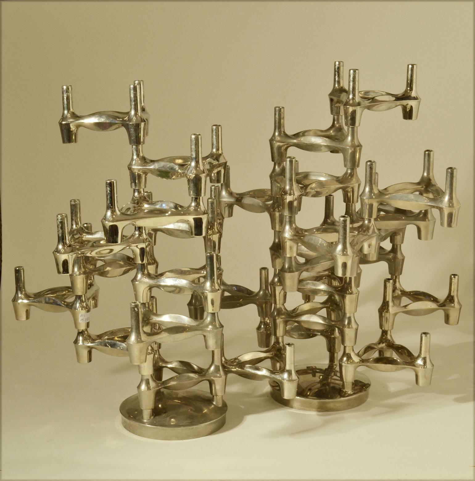Mid-Century Modern Nagel Stackable Candle Holders