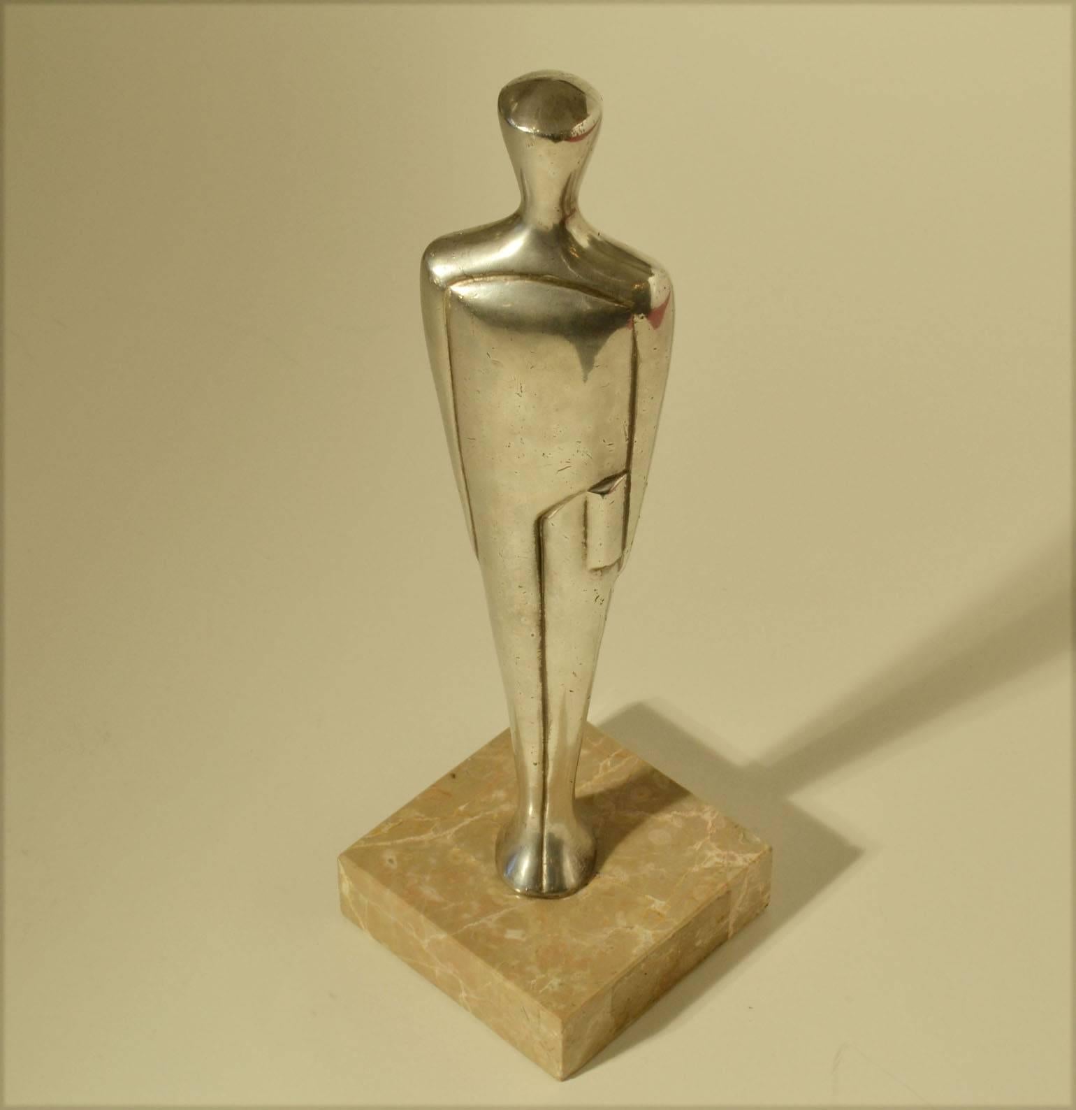 Art Deco 1930s Figurative Oscar Sculpture by E.W. Lane
