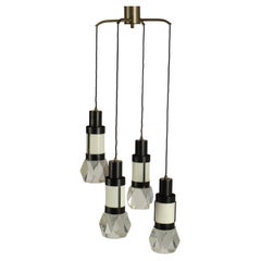 Gaetano Missaglia Chandelier with Four Pendants