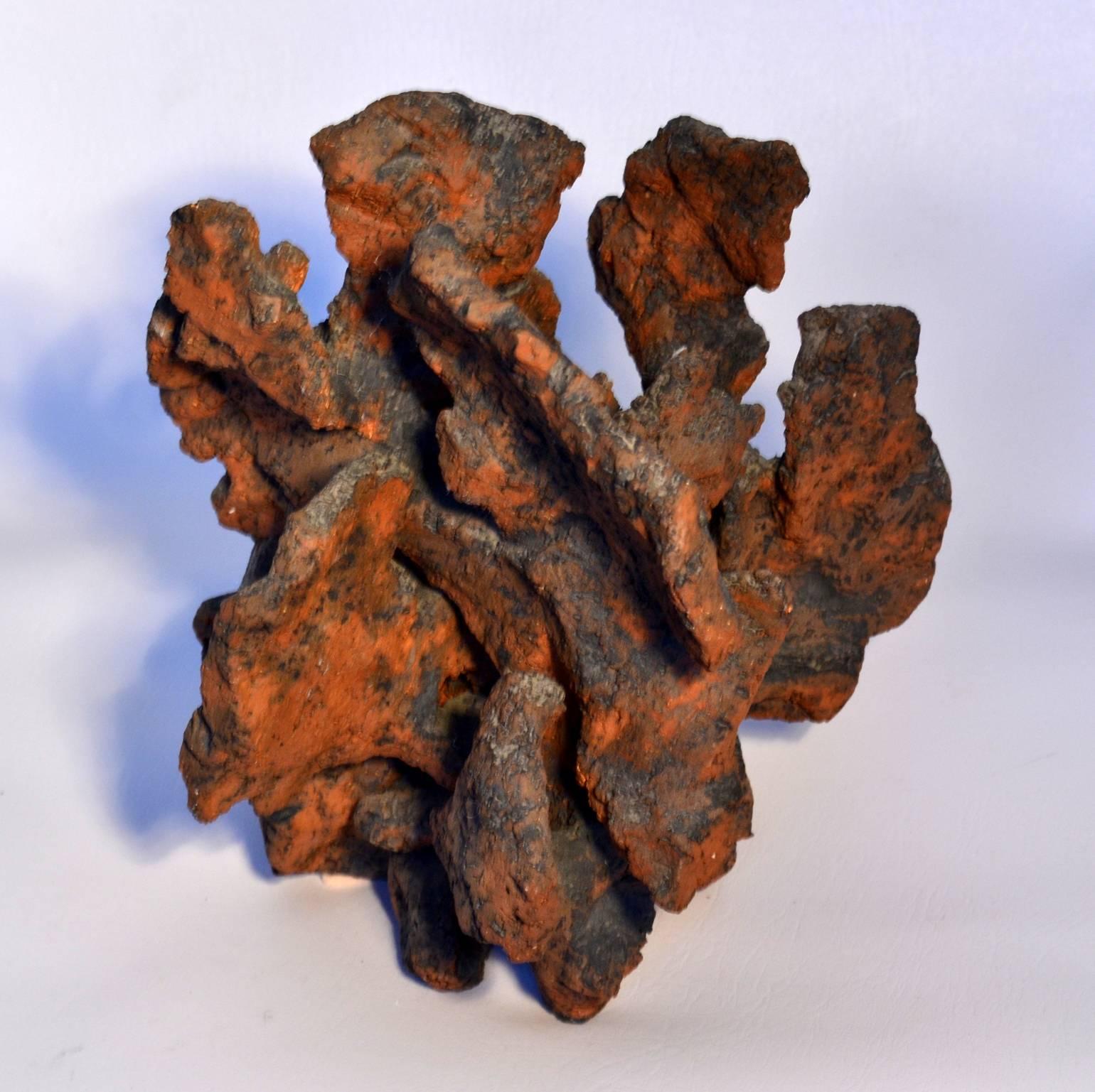 Ceramic Sculpture of Abstract Coral by Brian Blow In Excellent Condition For Sale In London, GB