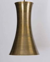 Pair of Bronze Hourglass Pendants