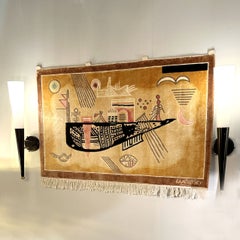 Tapestry Hand Woven after a Kandinsky Painting