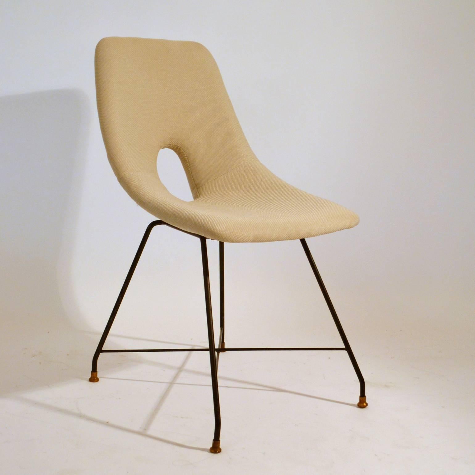 Six Cosmos Dining Chairs by Augusto Bozzi for Saporiti In Excellent Condition In London, GB