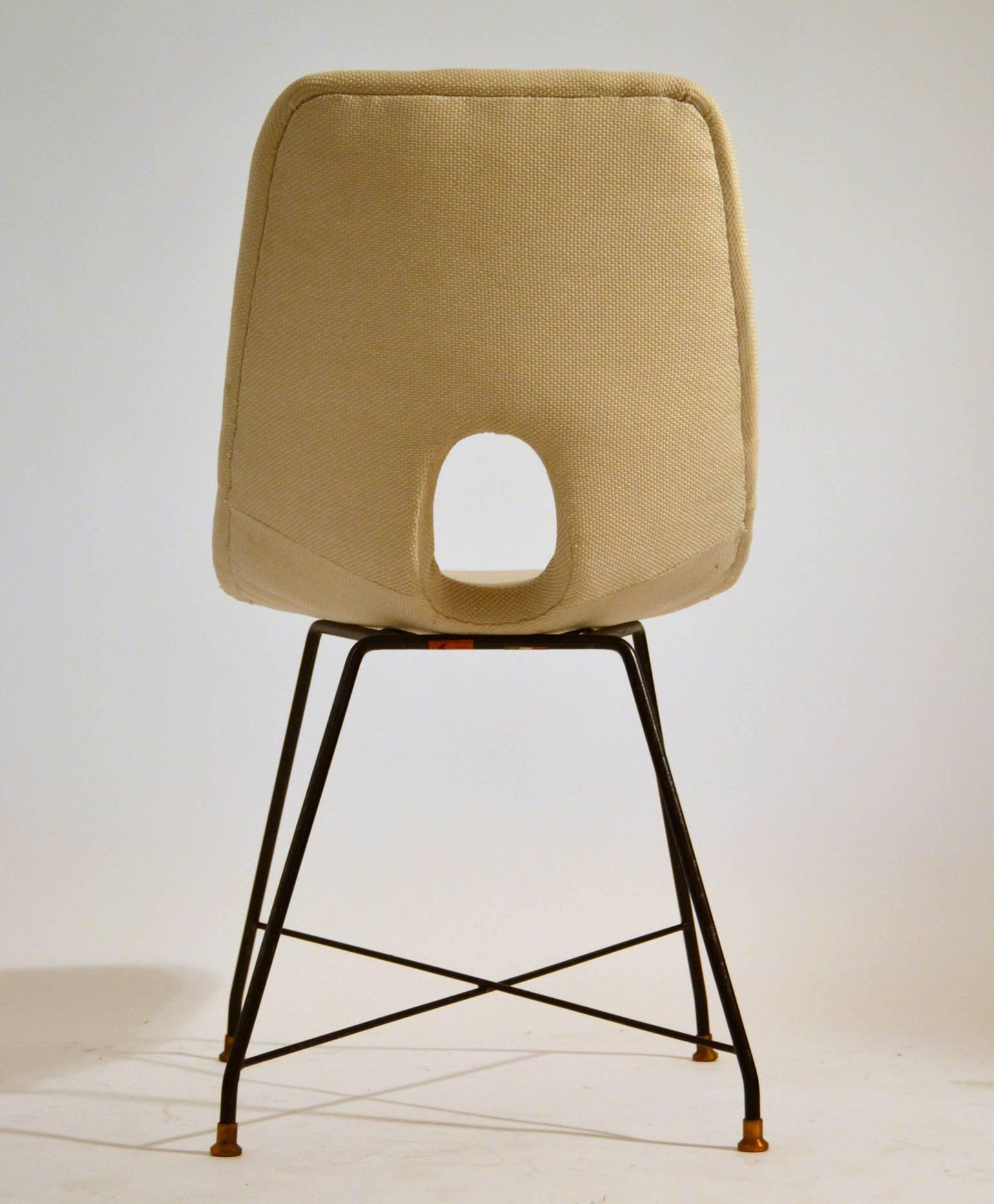 Mid-20th Century Six Cosmos Dining Chairs by Augusto Bozzi for Saporiti