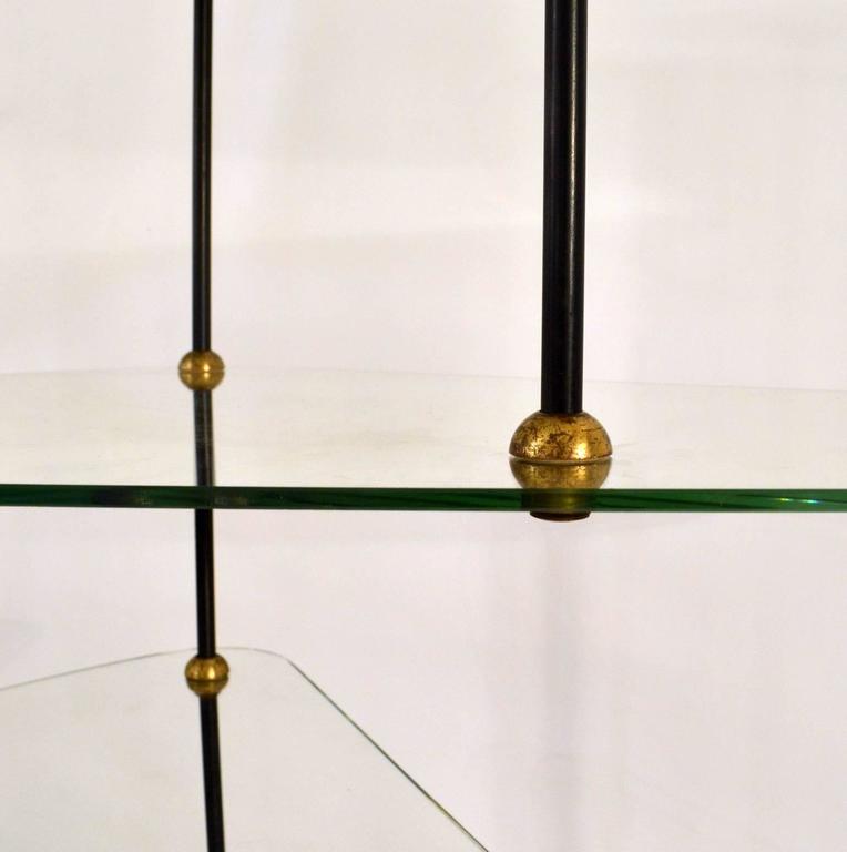 Freeform Modular Glass Shelving Unit, French, 1950s at 1stDibs