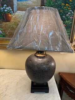 Neue quadratische Tischlampe „Ultramost Vintage Ceramic“ mit Lampenschirm