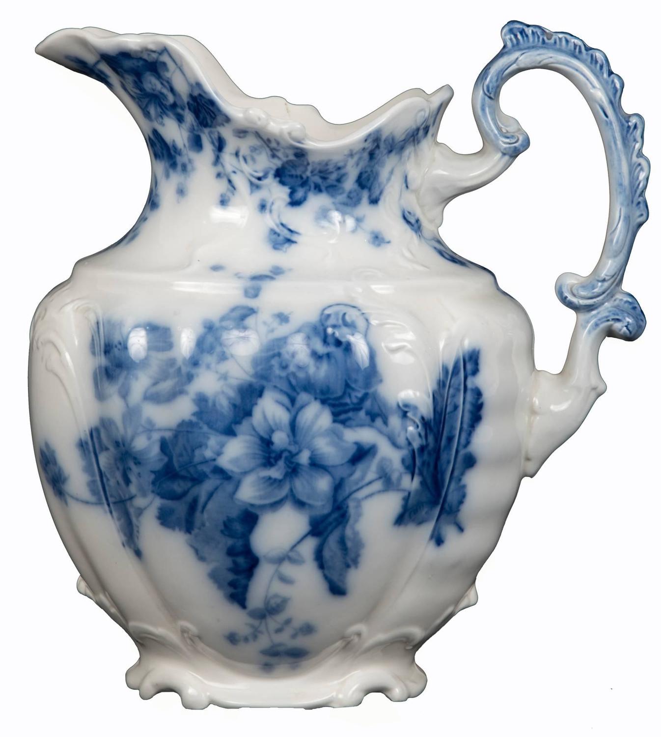 Manhattan Royal SemiProcelain Johnson Bros. England Flow Blue Wash