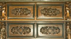 Impressive 19th Century Carved Walnut Sideboard
