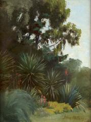 Study for the Interior of the Salt Lake Mormon Temple Garden Room by John Hafen