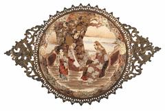 Japanese Satsuma Gilt Bronze-Mounted Porcelain Bowl