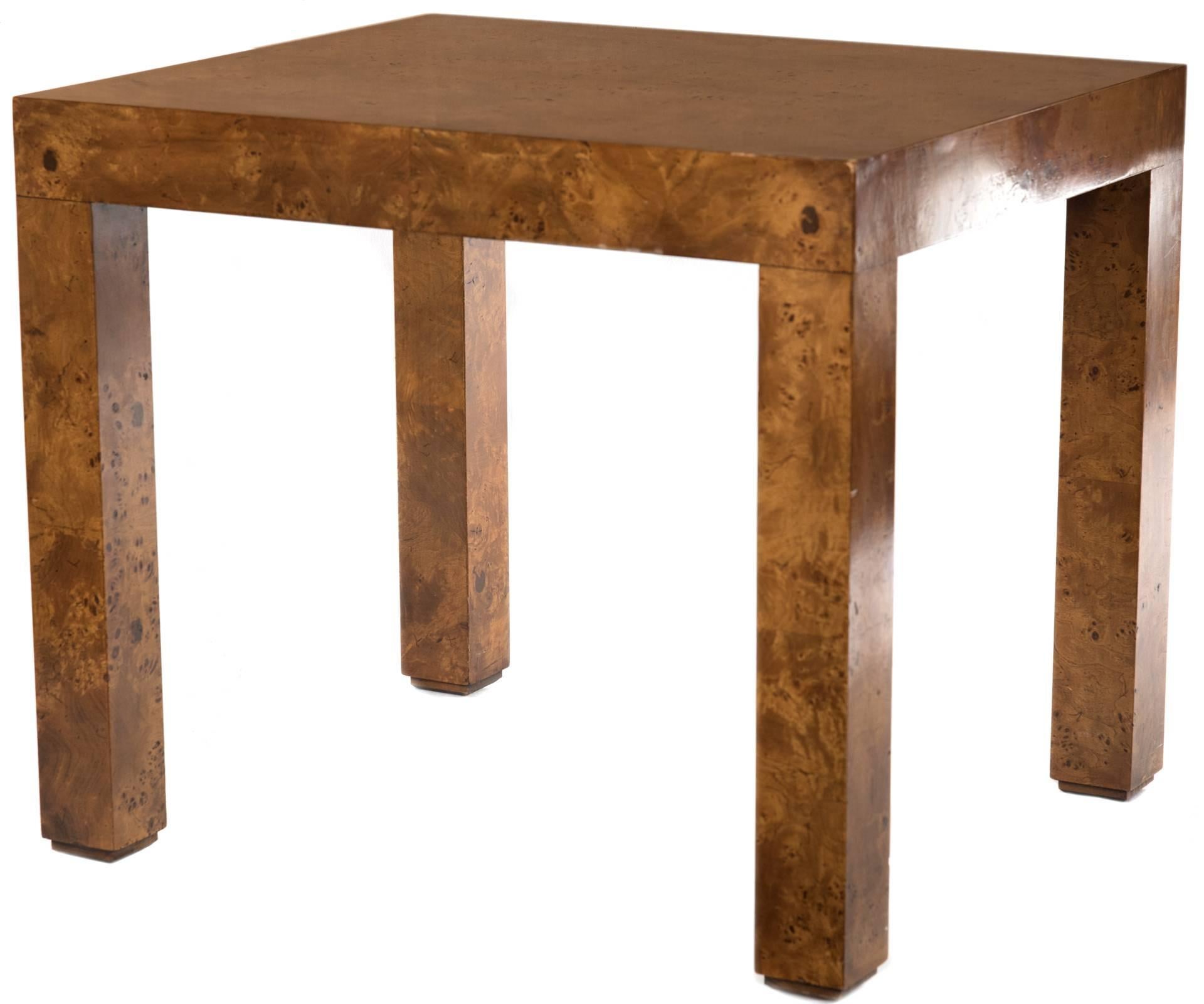 parsons end table