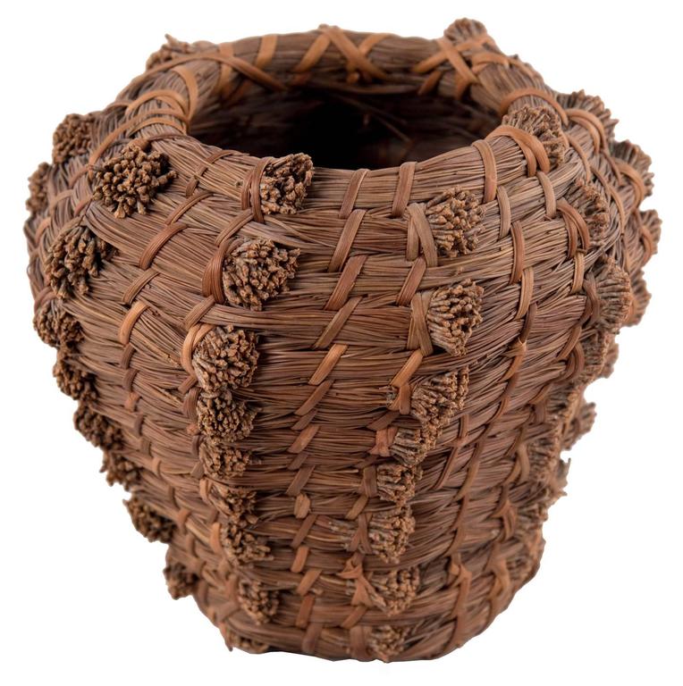 Pagago Coiled Pine Needle Basket at 1stDibs native american pine
