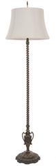 Neoclassical Bronze Floor Lamp