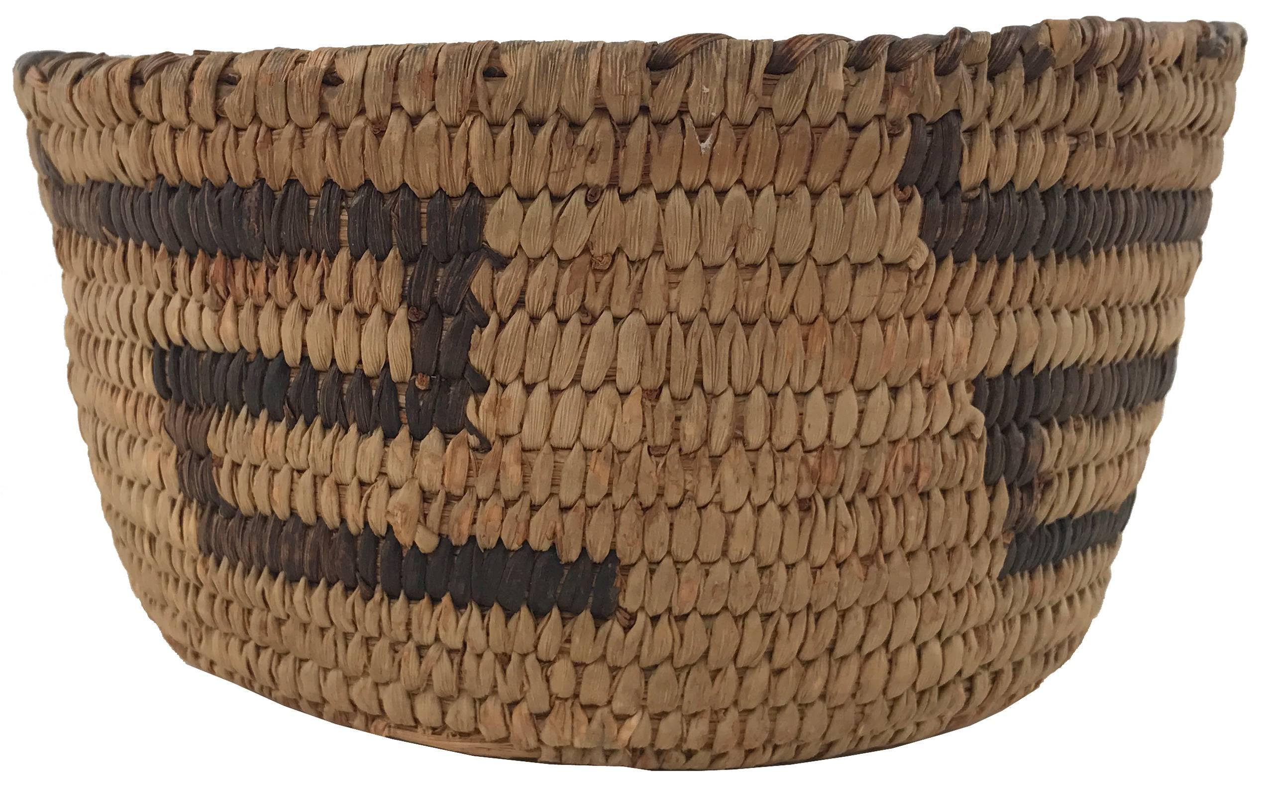 Woven Small Twined Native American Bowl