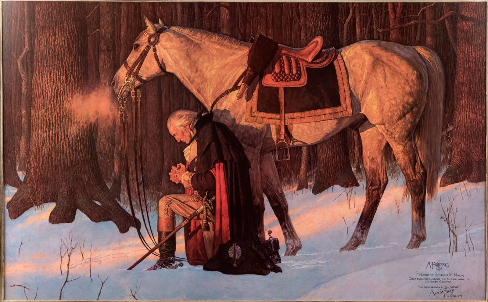 prayer at valley forge painting for sale