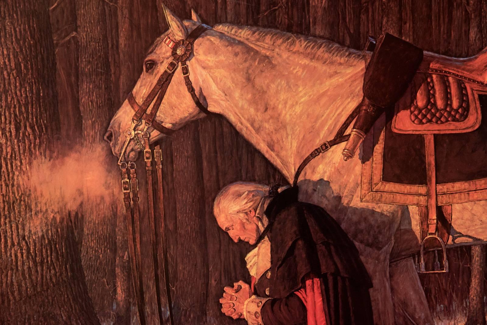 American Prayer at Valley Forge by Arnold Friberg Dedicated to Richard Nixon