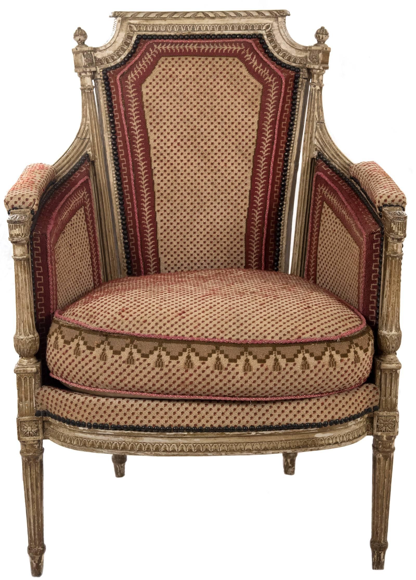 Two Pairs of Period Louis XVI Armchairs For Sale 1