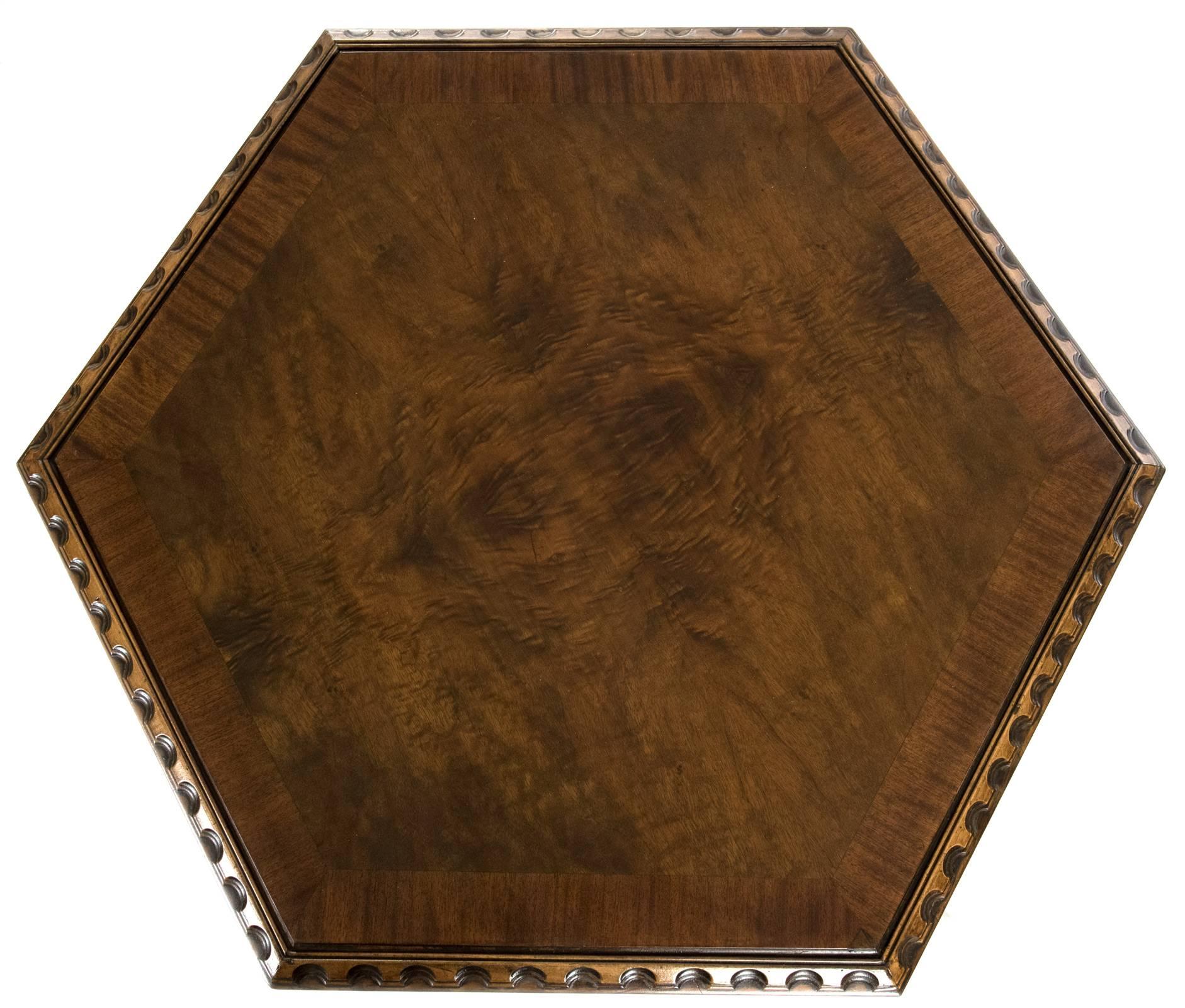 20th Century Hexagon Side Table 3