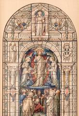 Stained Glass Design for the Ascension of Christ