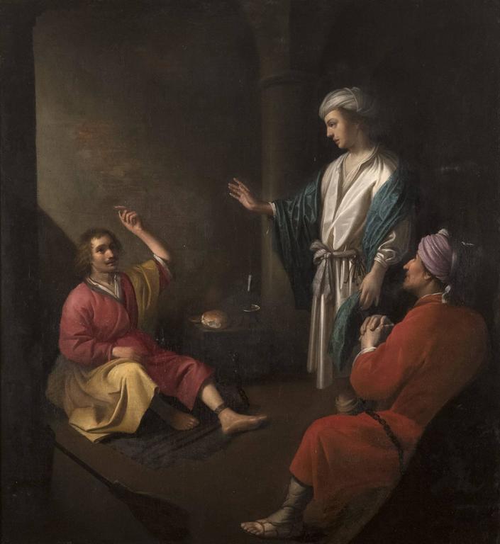 Joseph, the Cupbearer and the Baker in Prison For Sale at Joseph, the Cupbearer and the Baker in Prison For Sale at