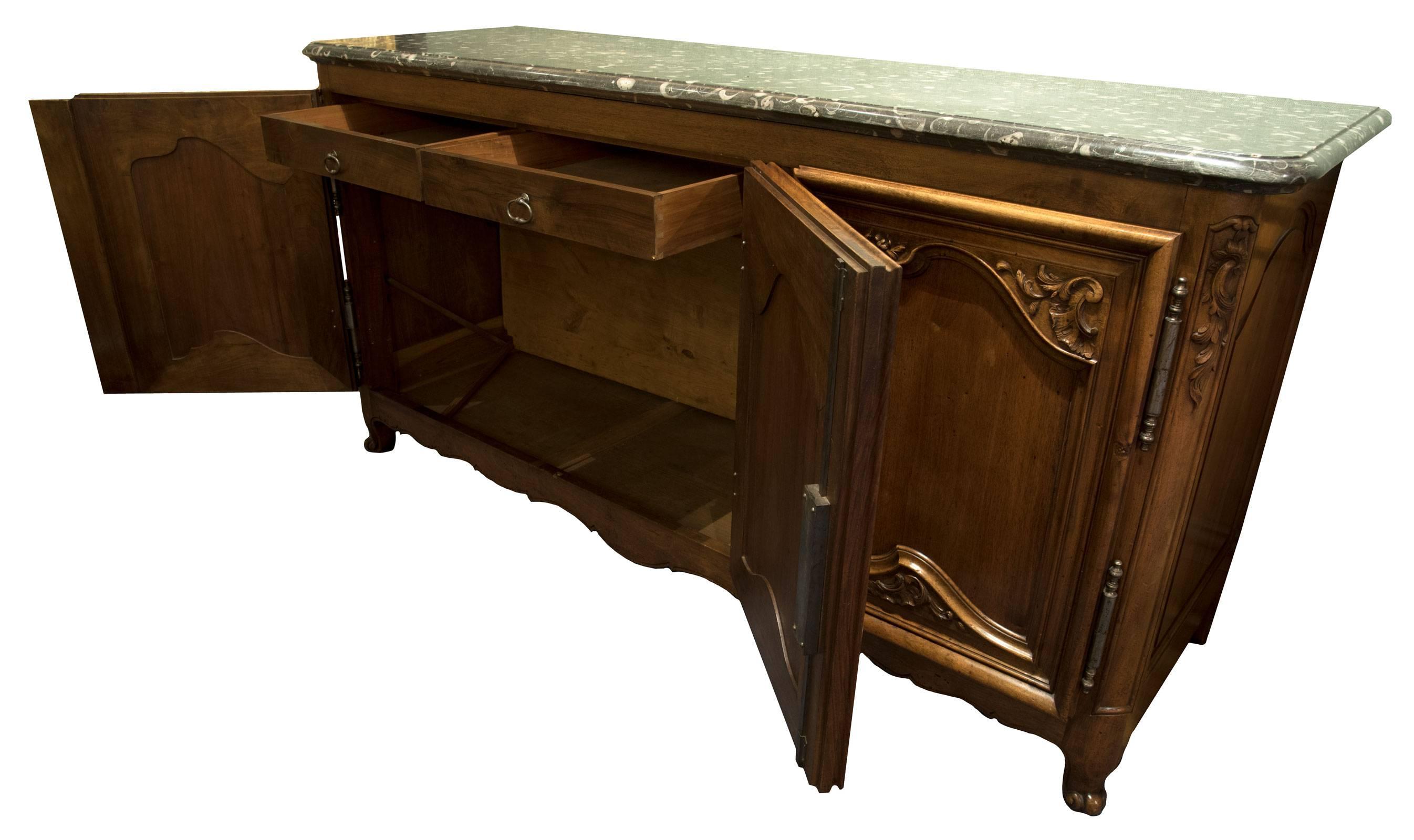 sideboard with marble top