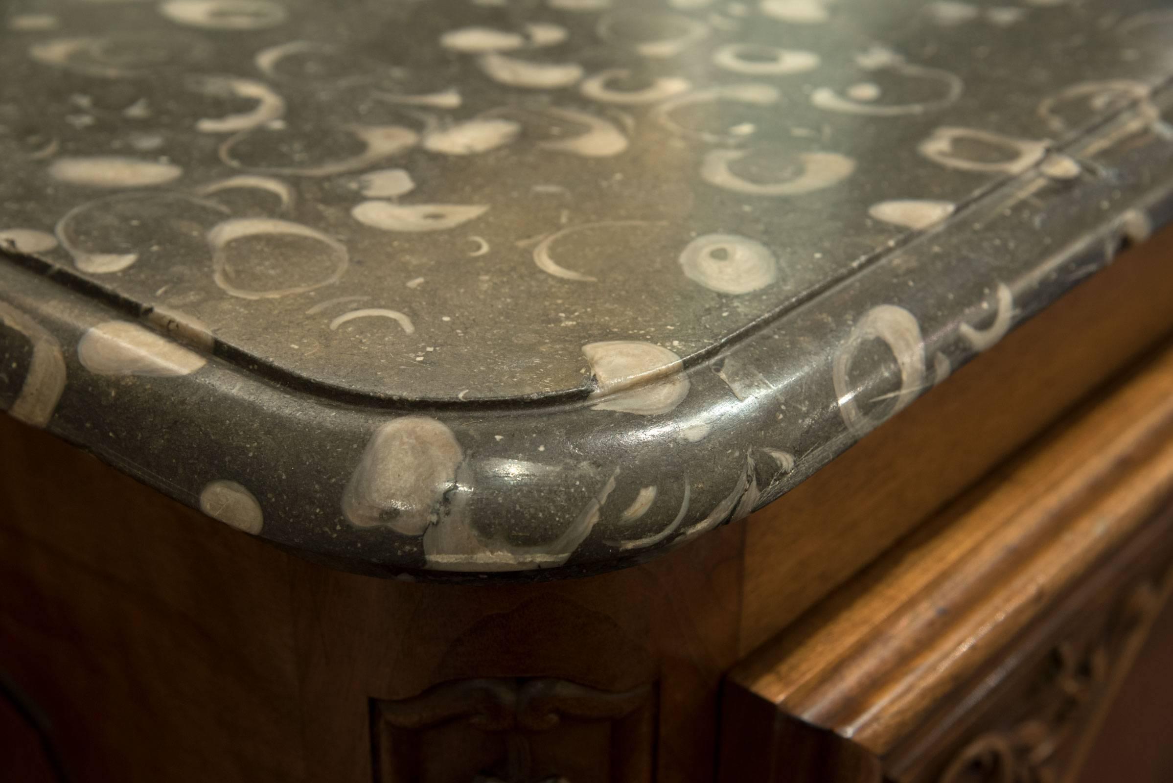 marble topped sideboard