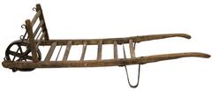 French Wine Barrel Trolley