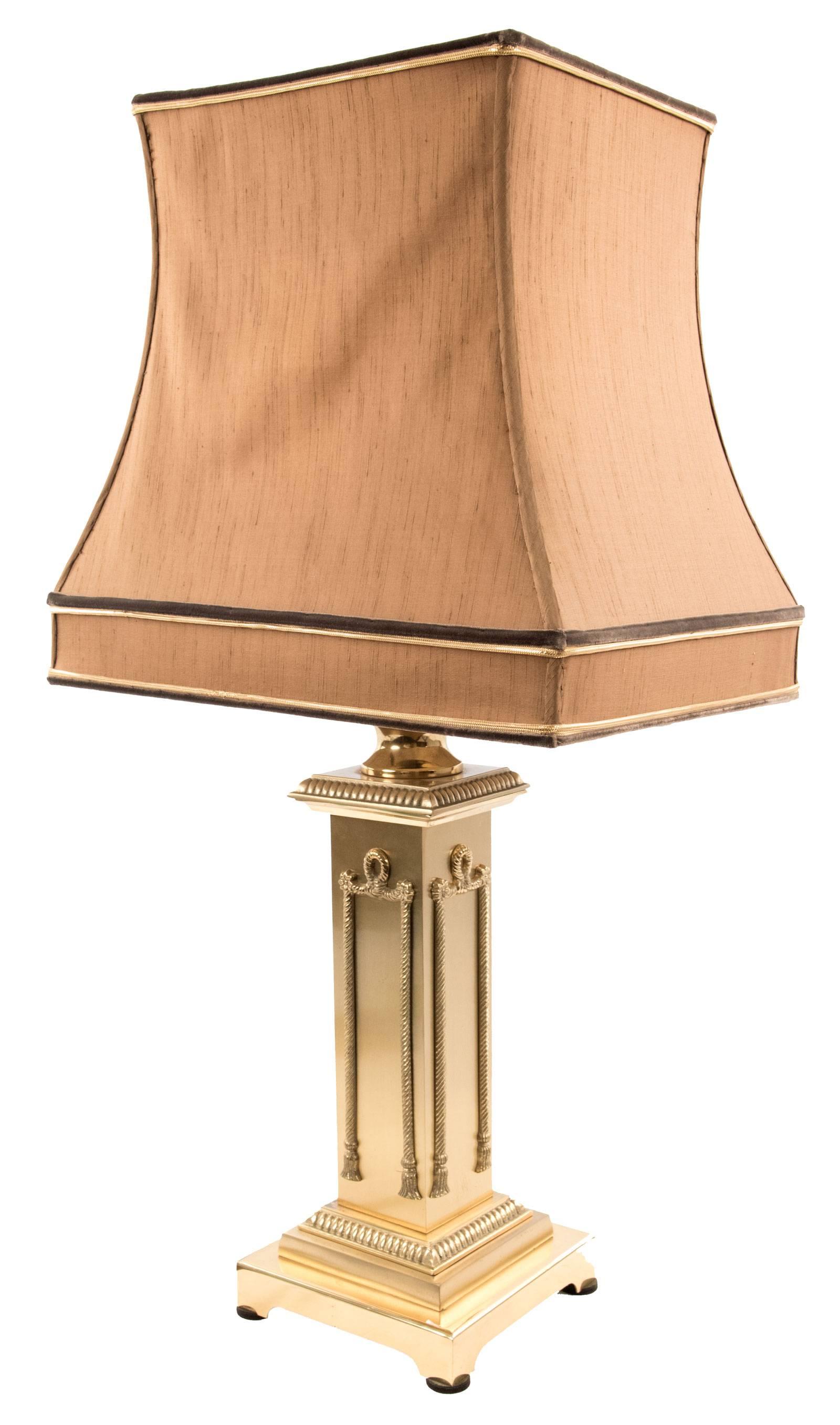 Neoclassical Revival Neoclassical Style Gold-Plated Table Lamp