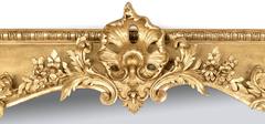 Pair of Louis XIV-Style Carved and Gilt Wall Mirrors