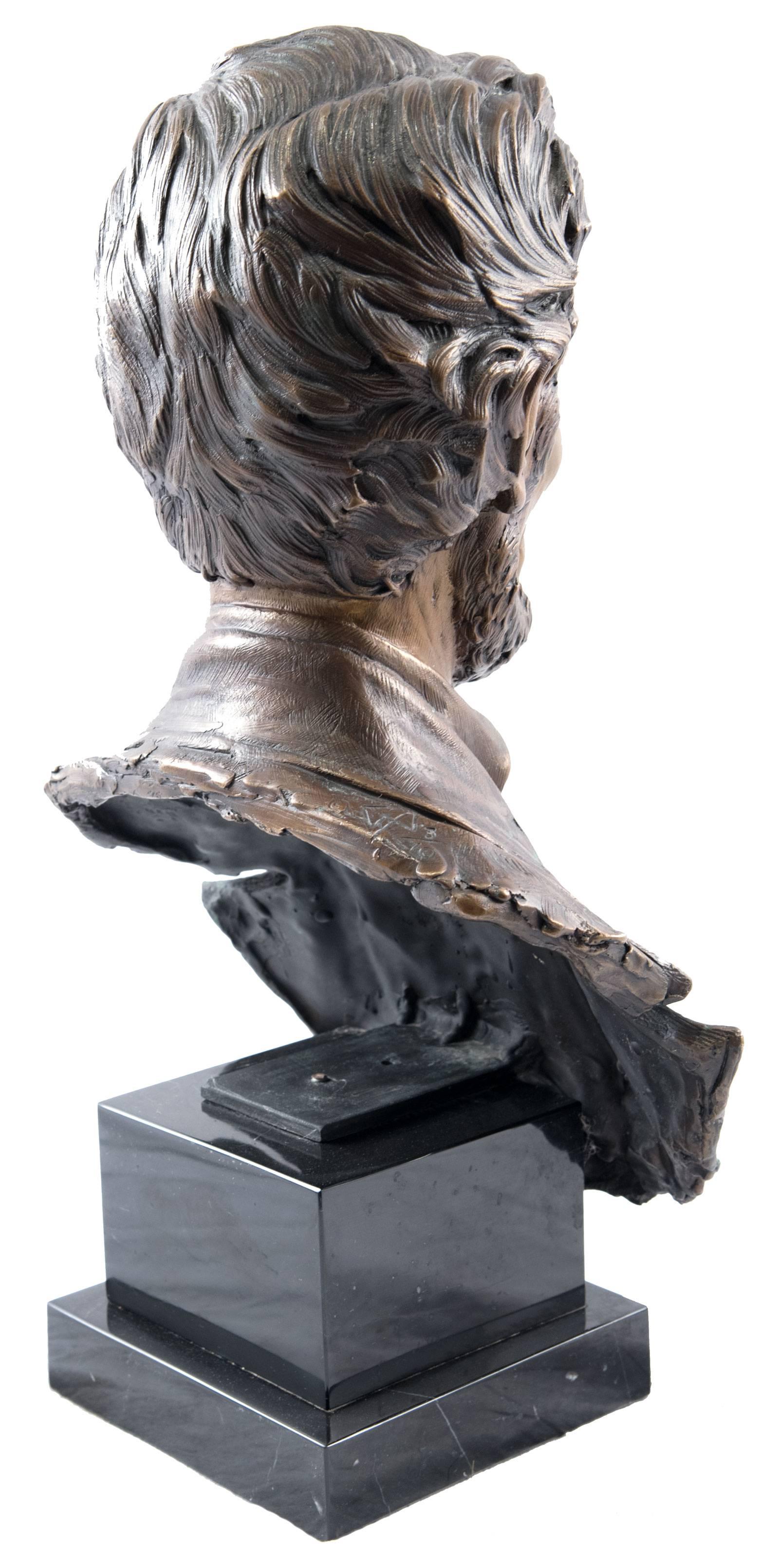 Late 20th Century Bronze Bust of Lincoln by Greg Polutanovich