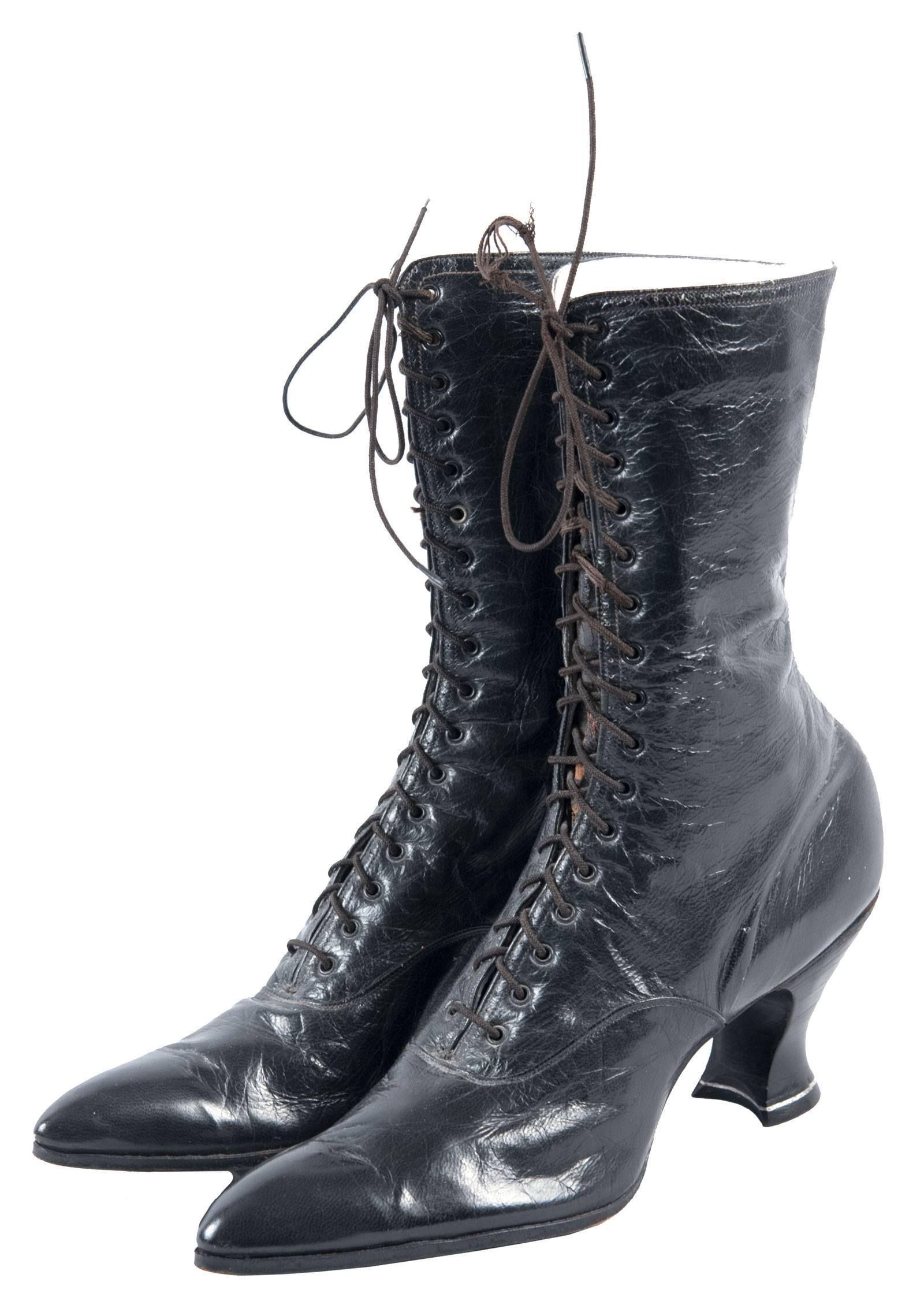leather victorian boots