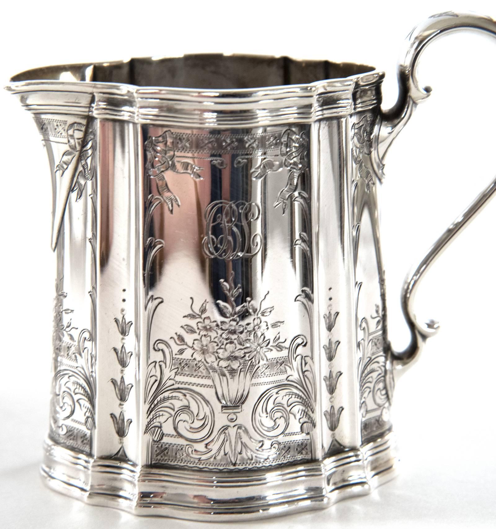 Four-piece Tiffany & Co. Sterling Silver Coffee Service In Good Condition In Salt Lake City, UT