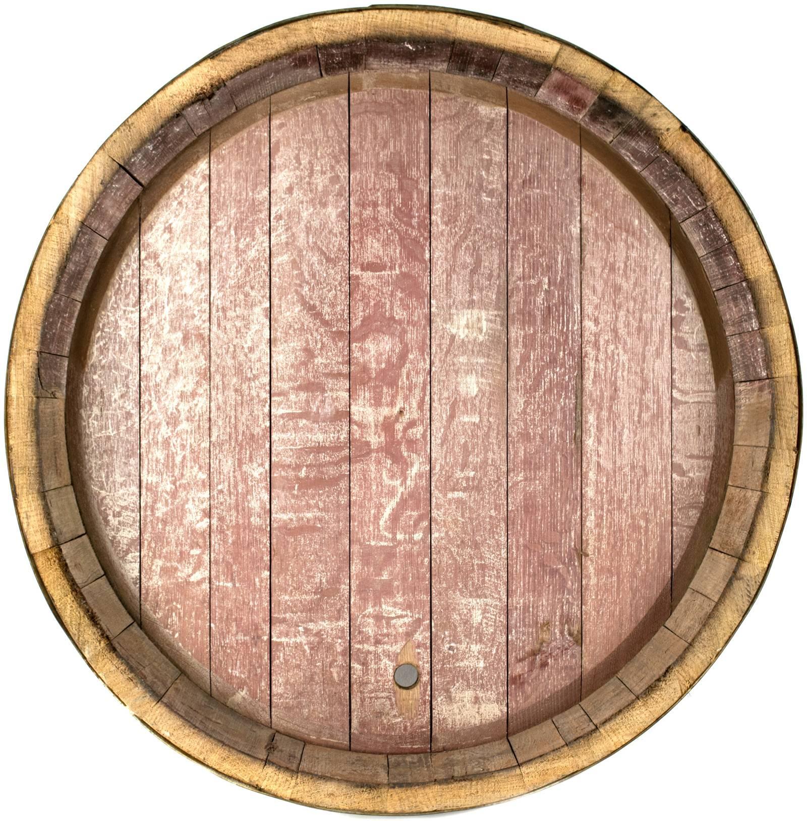 Oak Period Burdundy Wine Casket Face with Spigot
