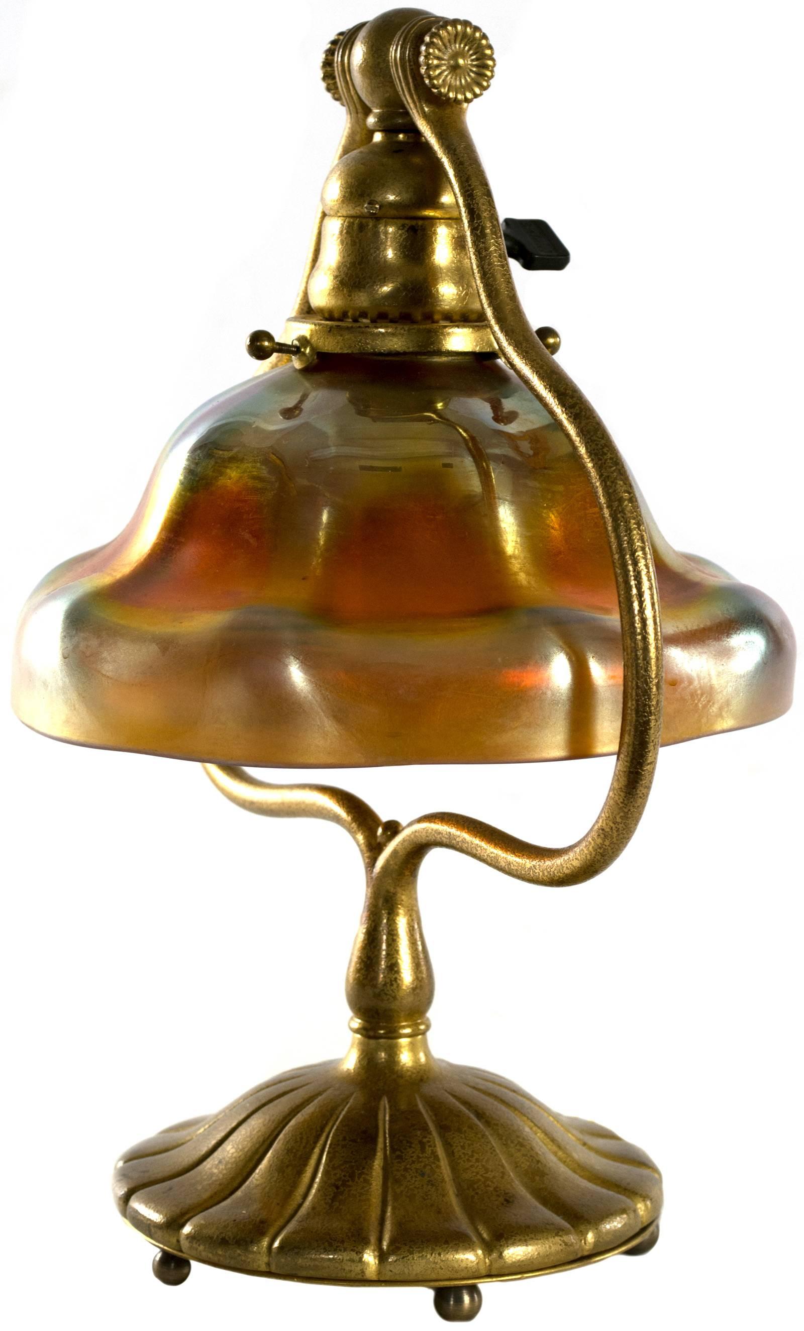 favrile glass lamp