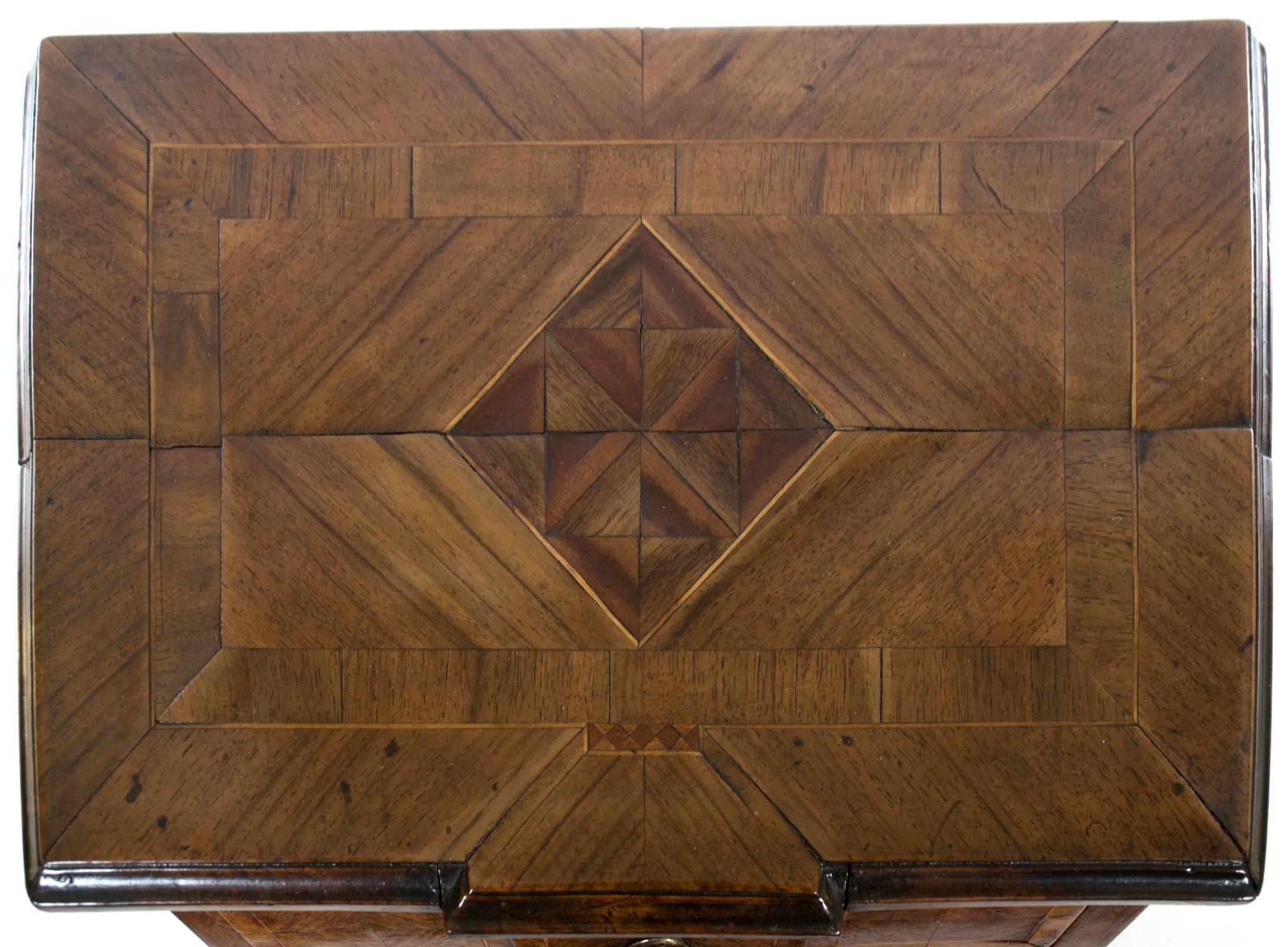 Louis Philippe French Marquetry Jewelry Box in the Form of a Commode