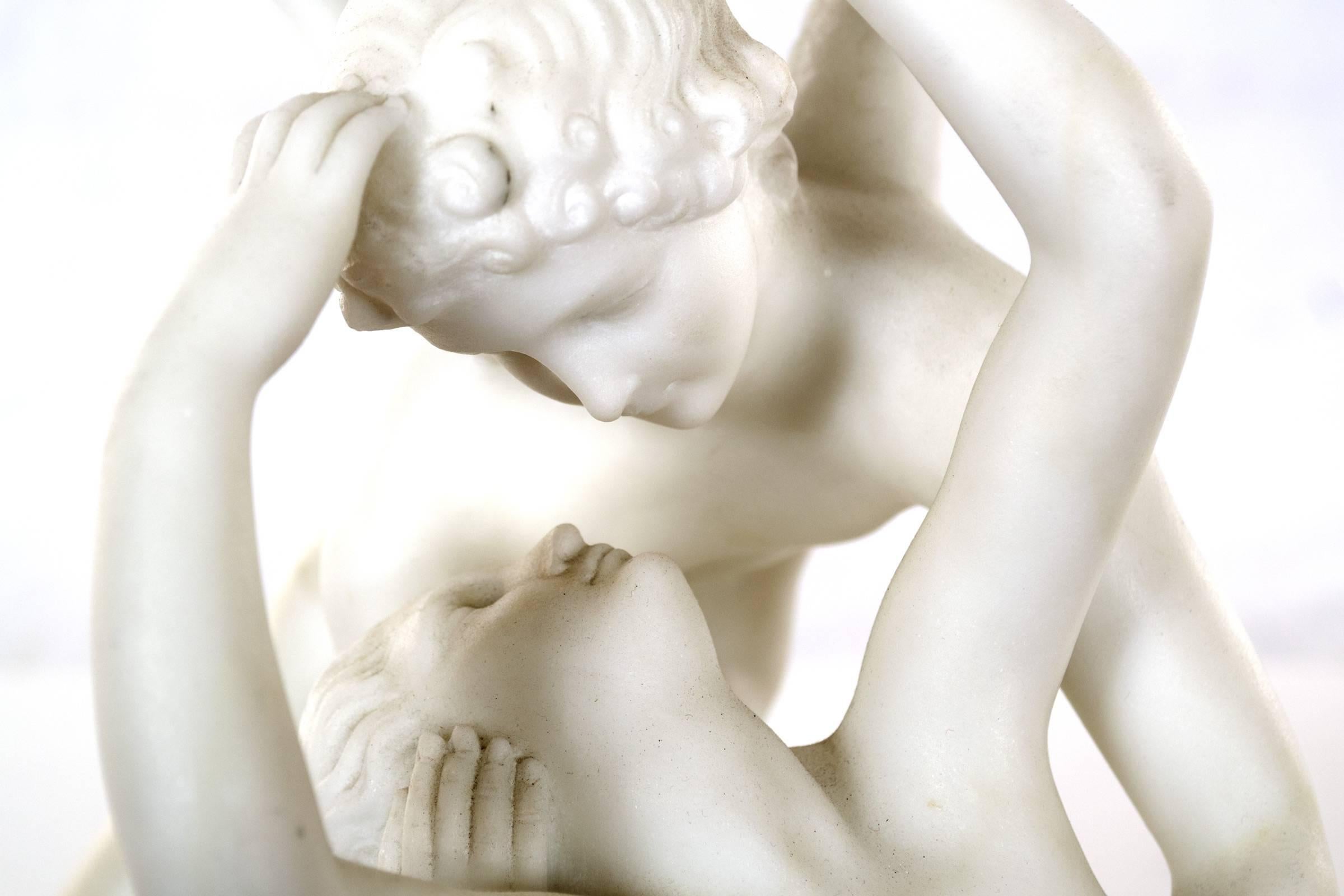 Marble Psyche Revived by Cupids Kiss