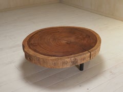Mesa de centro de madera maciza de los años 70