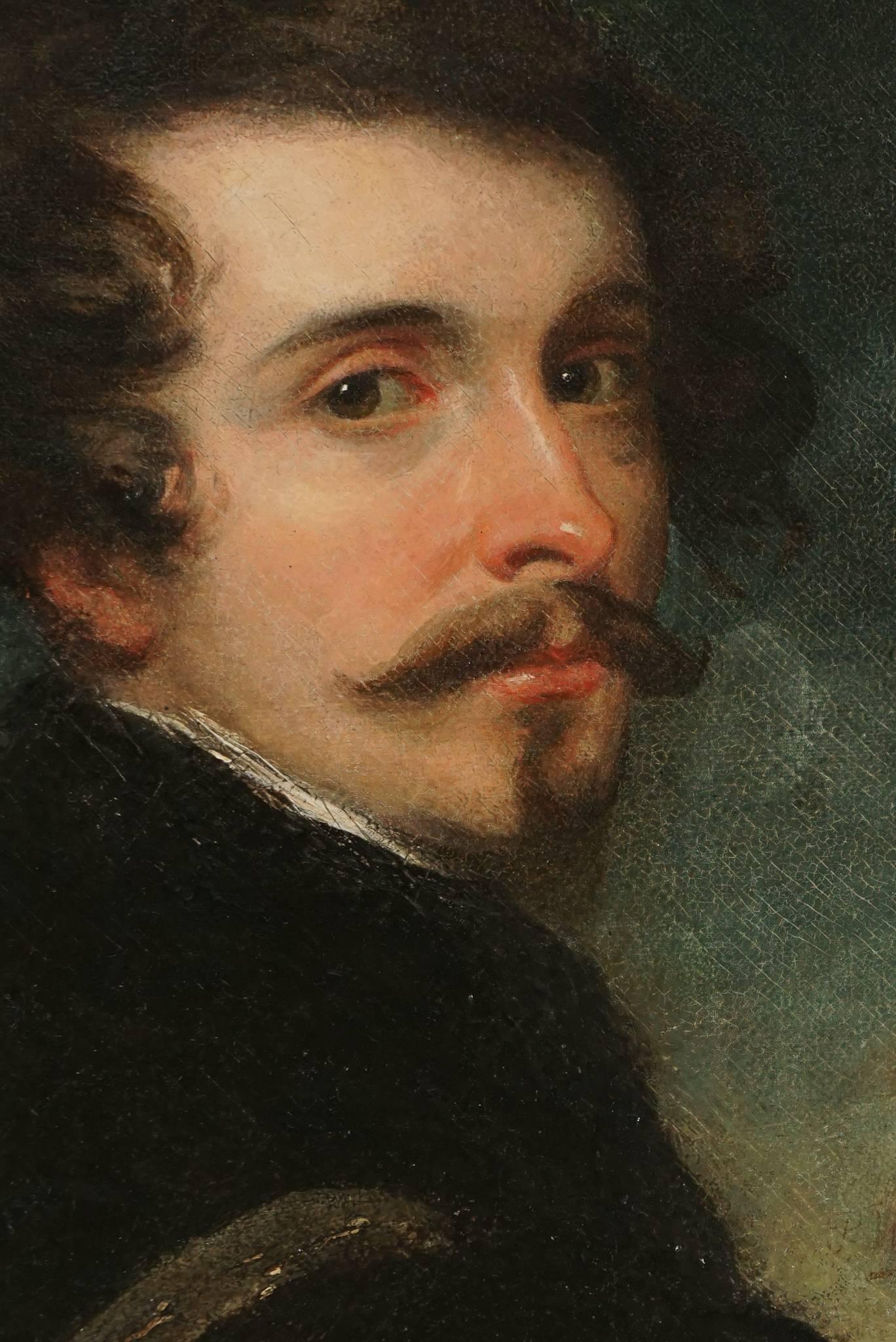 Canvas German Romantic School Portrait of a Gentleman Falconer, circa 1830