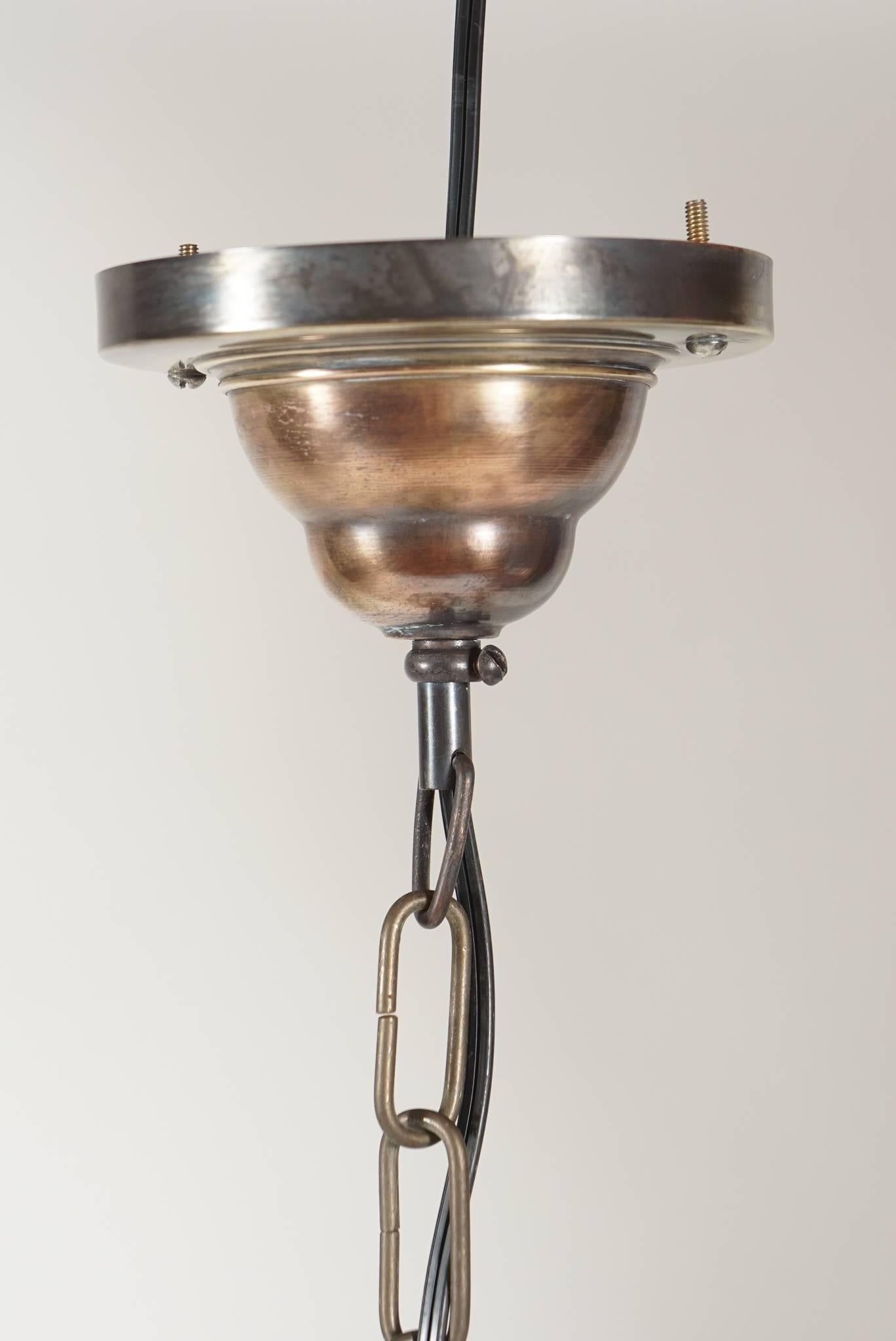 Brass Pendant Light, Adolf Loos, circa 1905
