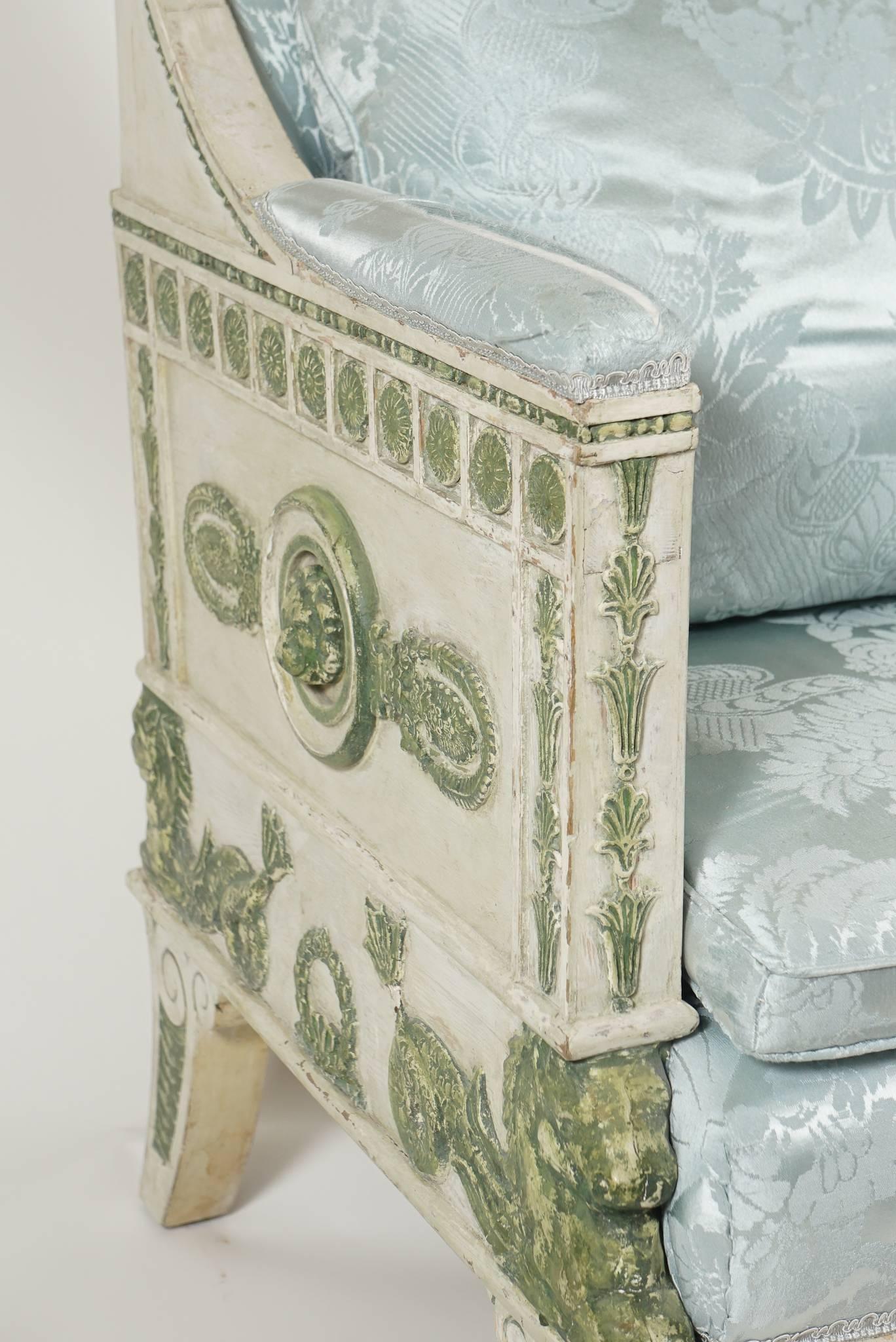 Painted Baltic Empire Style Bergere 2