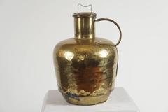 Large Early 19th Century French Brass 'Canne à Lait'