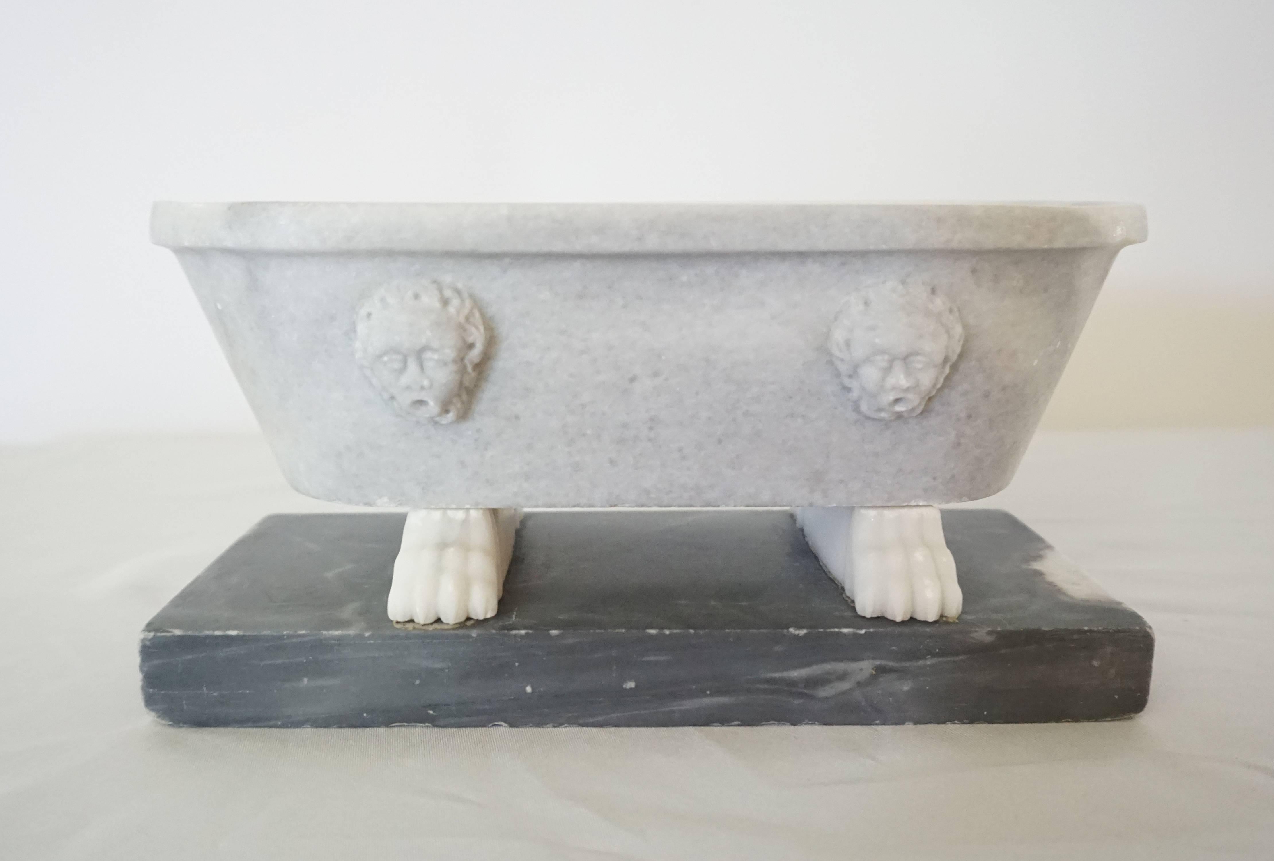 Two Marble Grand Tour Models of the Farnese Tubs, circa 1820 2
