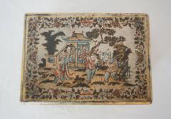 Chinesische Teedose aus Silberlack im Exportstil, um 1800