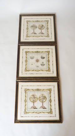 Hand-Colored Astronomical Engravings by Louis Charles Desnos, 1766