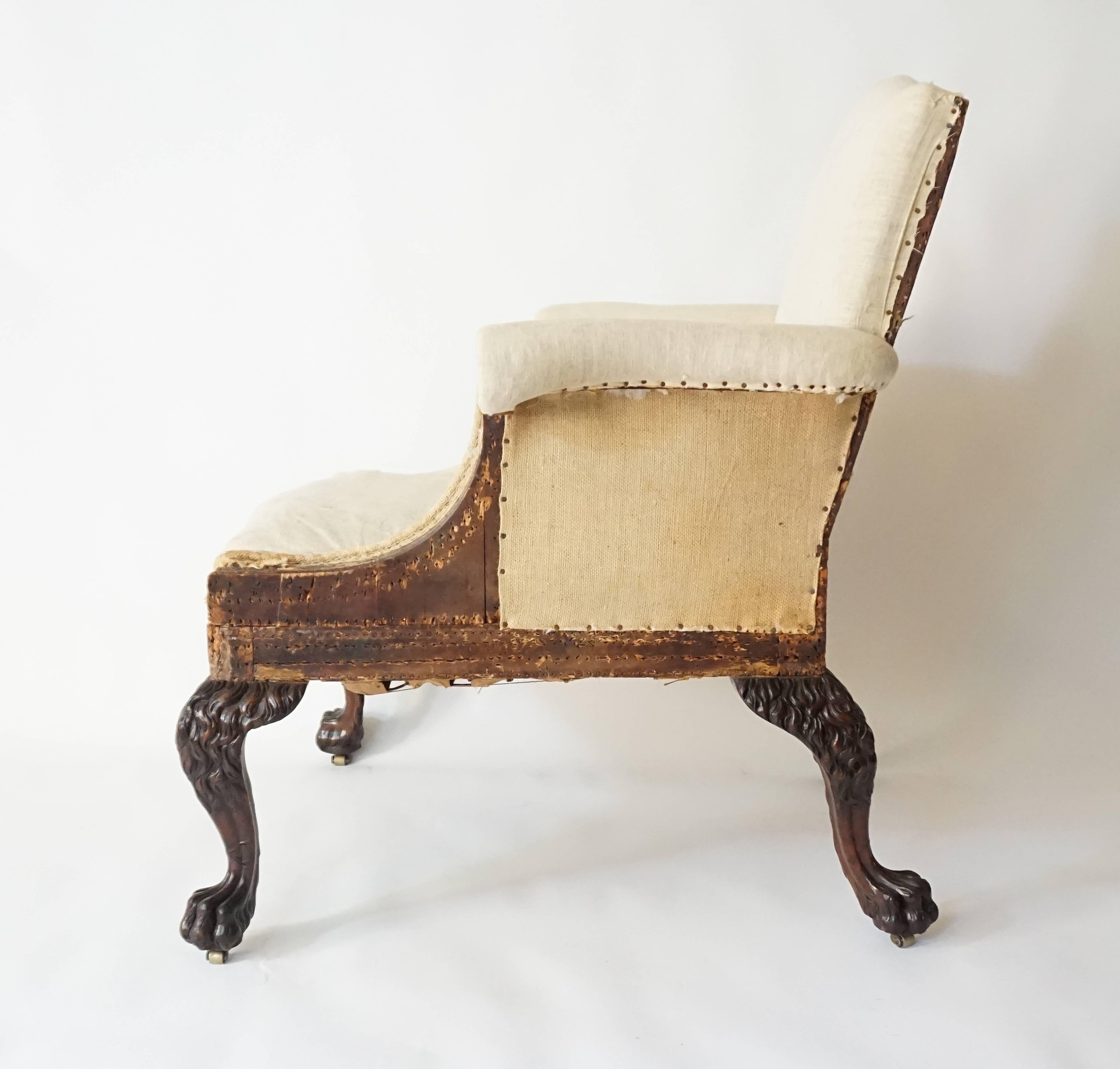 English George II Style Armchair by Lenygon & Company